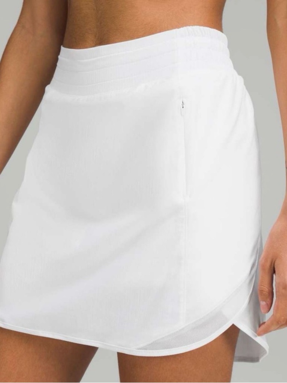 Lululemon Hotty Hot High-Rise Skirt *Long
White